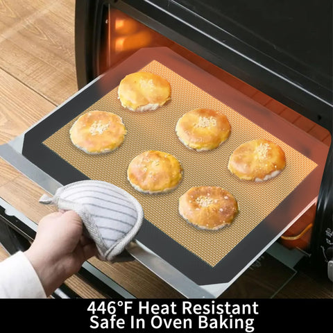 Tapetes VCHOMY con rango de temperatura amplio, compatibles con horno y refrigeración.