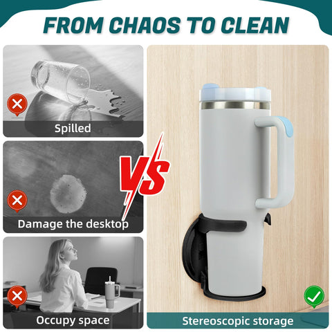 VEAQEE soporte estable anti derrames para bebidas en cualquier superficie.