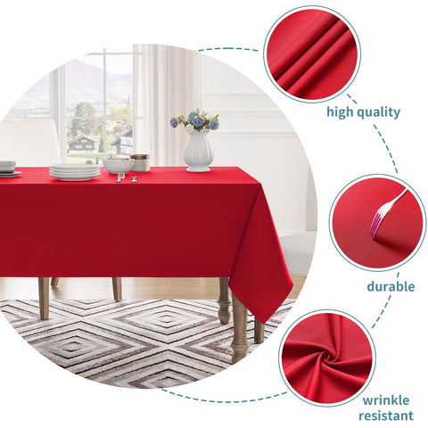 Funda de mesa Veblandy protección anti manchas para uso diario