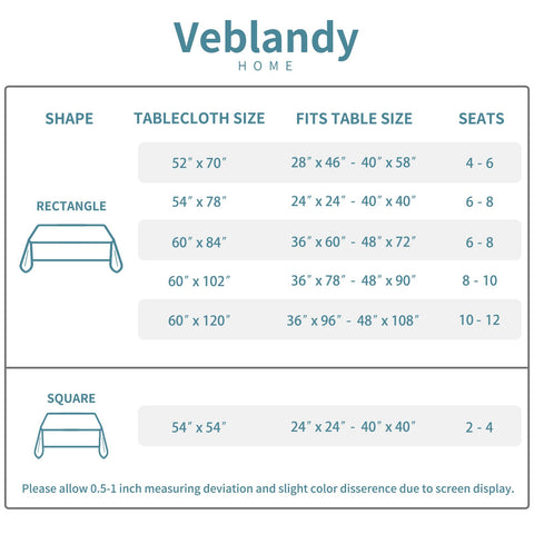 Mantel Veblandy lavable a máquina facilita la limpieza.