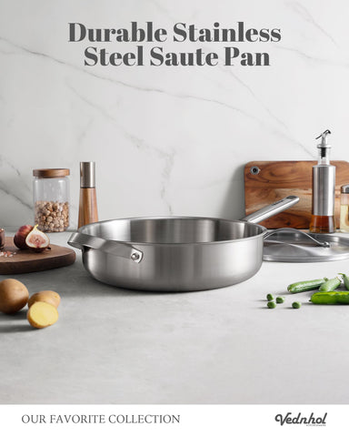 Vednhol olla de 6.1qt con tapa para platos en familia