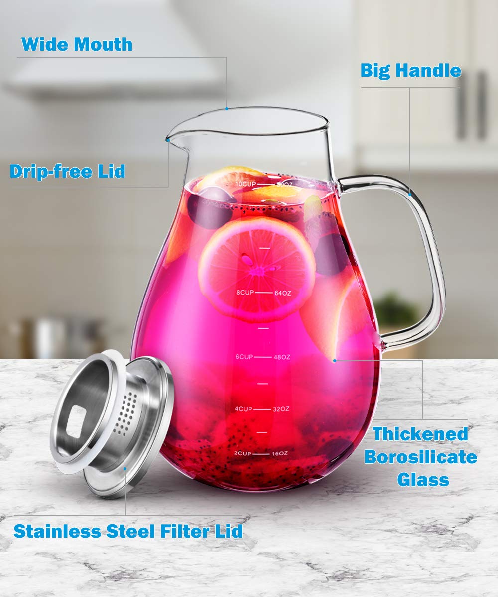 Vidrio borosilicato de veecom, resistente al calor y al frío.