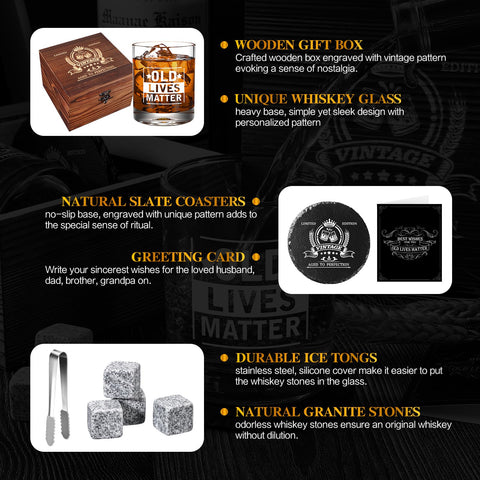Set regalo de whisky veecom completo, perfecto para sorprender