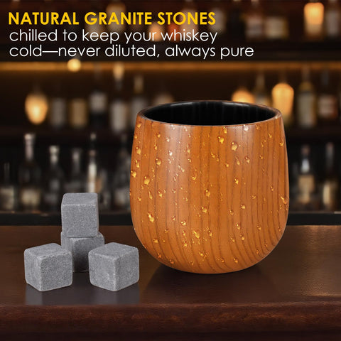 Veelgeluk piedras whisky reutilizables, enfrían sin diluir.