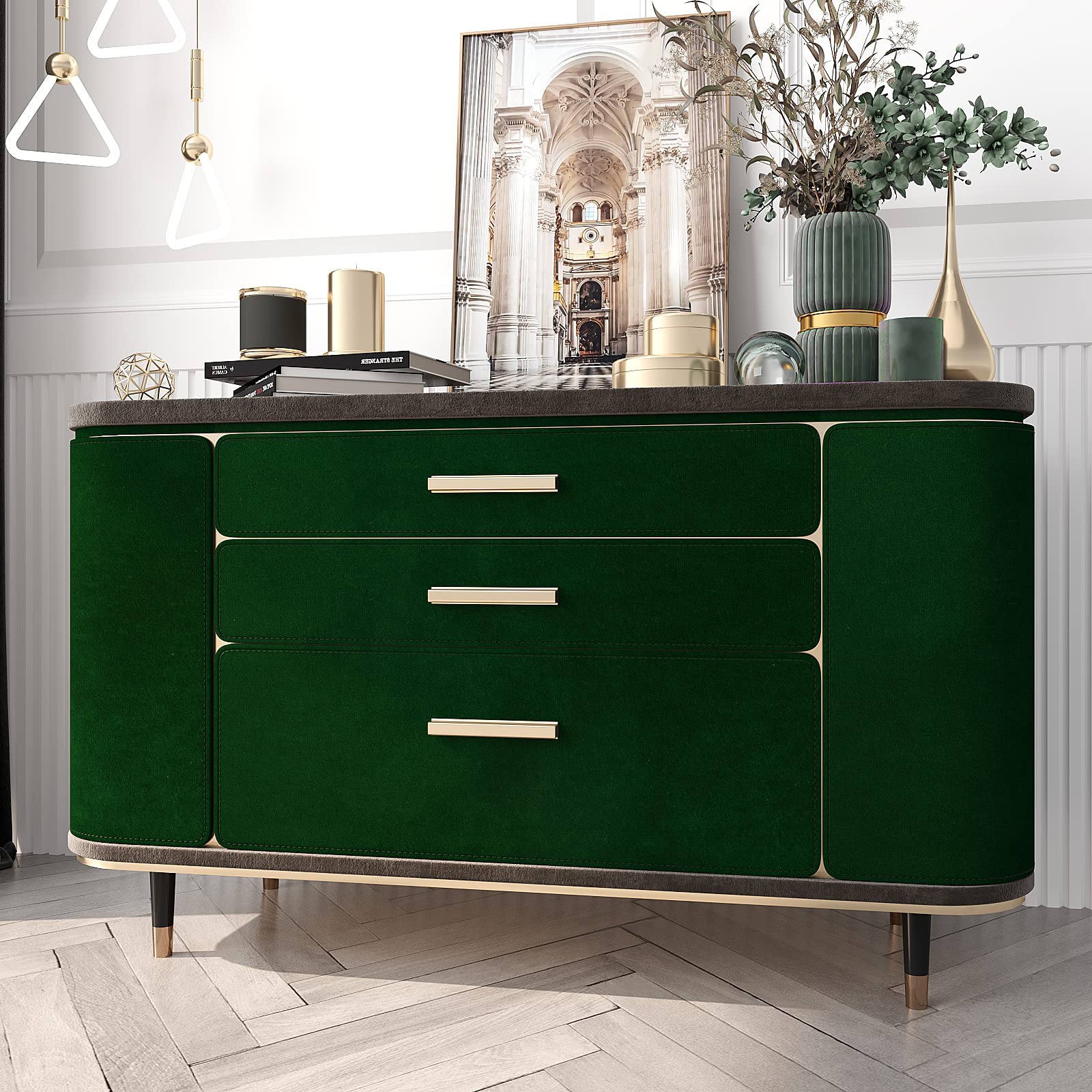 veelike velvet verde cómoda: ajuste sencillo y instalación sin residuos