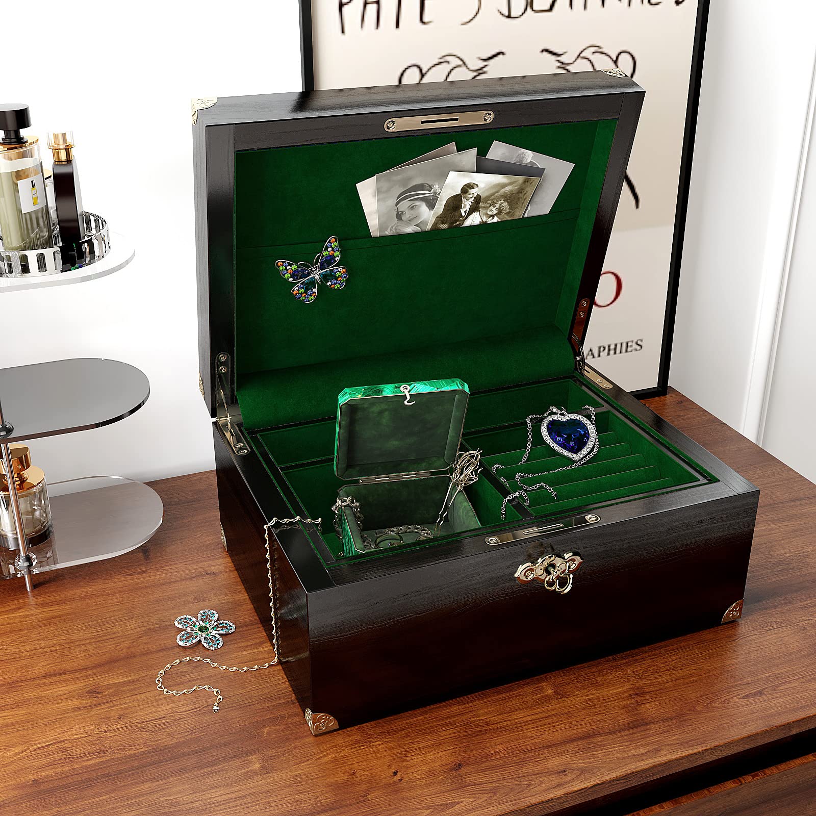 veelike velvet verde estantería: limpieza fácil y renovación de muebles