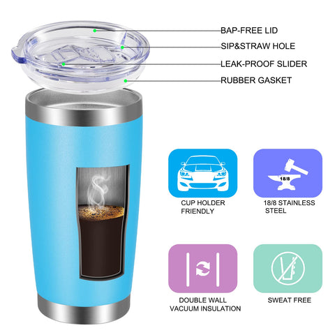 Tapa hermética VEGOND con plástico libre de BPA para evitar fugas.