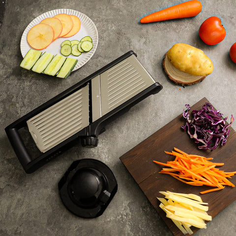VEKAYA Mandolina: diseño compacto ideal para cocina pequeña.