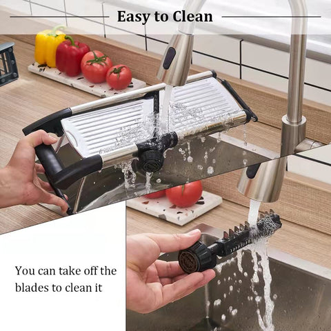 VEKAYA Mandolina diseño ergonómico para uso cómodo en la cocina diaria.