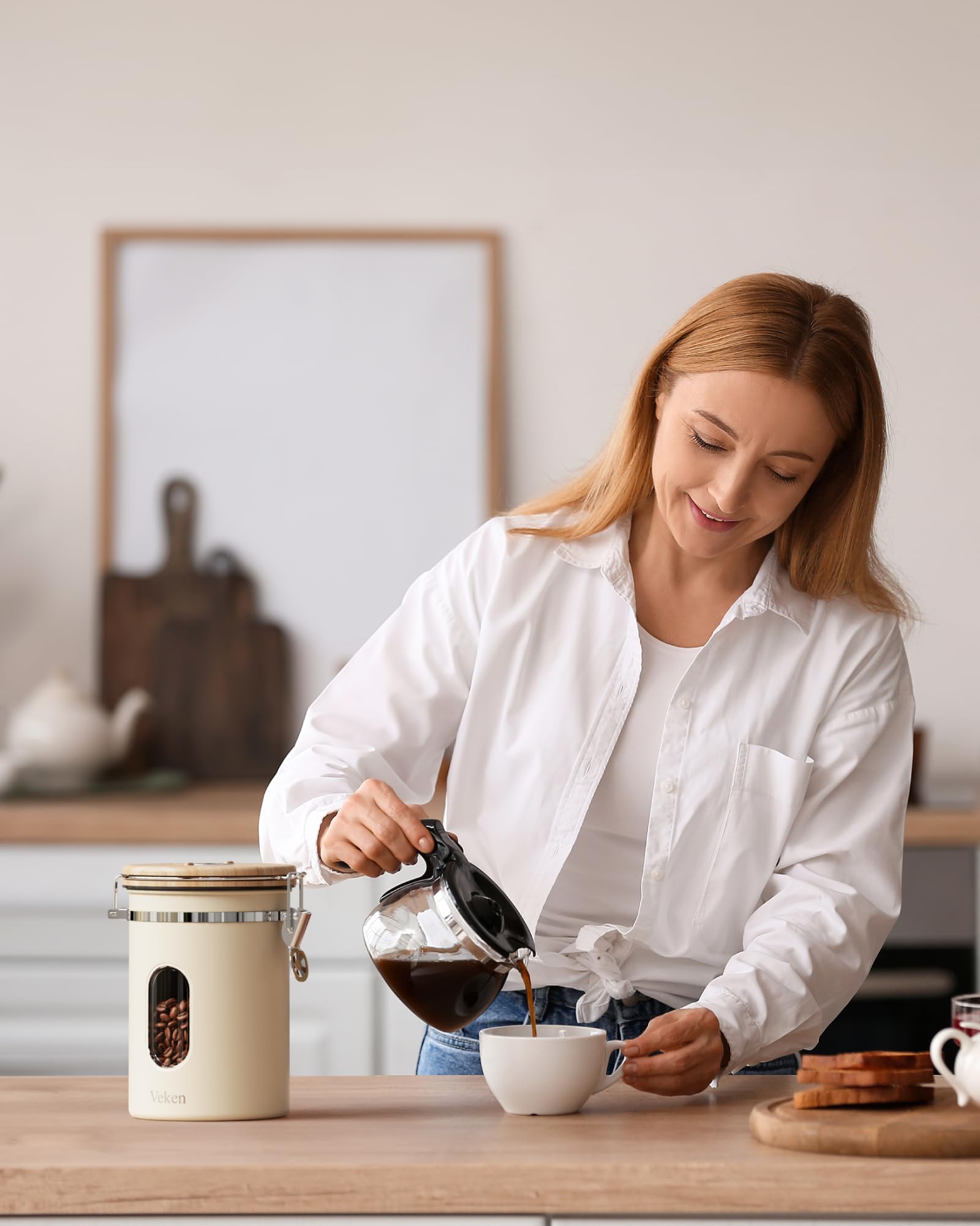 Veken Bote Café diseño elegante: ideal como regalo y en cualquier cocina.