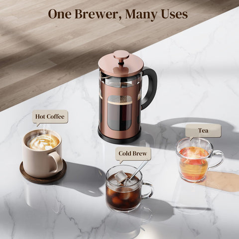 Prensa para café frío y té helado de Veken, aroma y sabor equilibrados