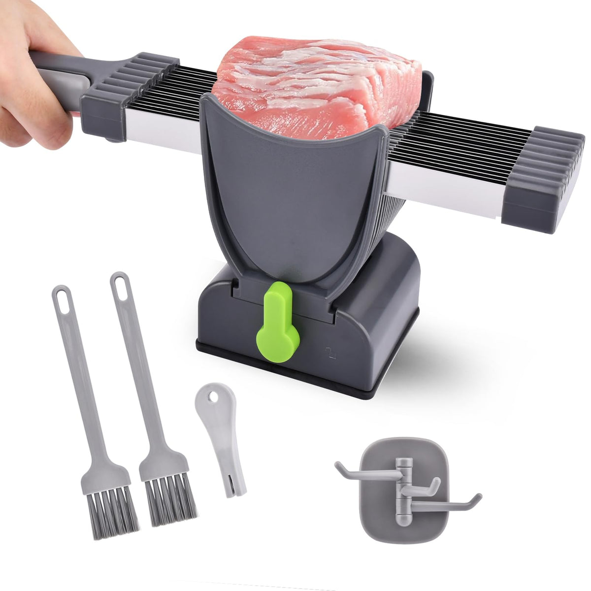 Velarionna corte-carne-preciso para rebanar carne fresca con control de grosor