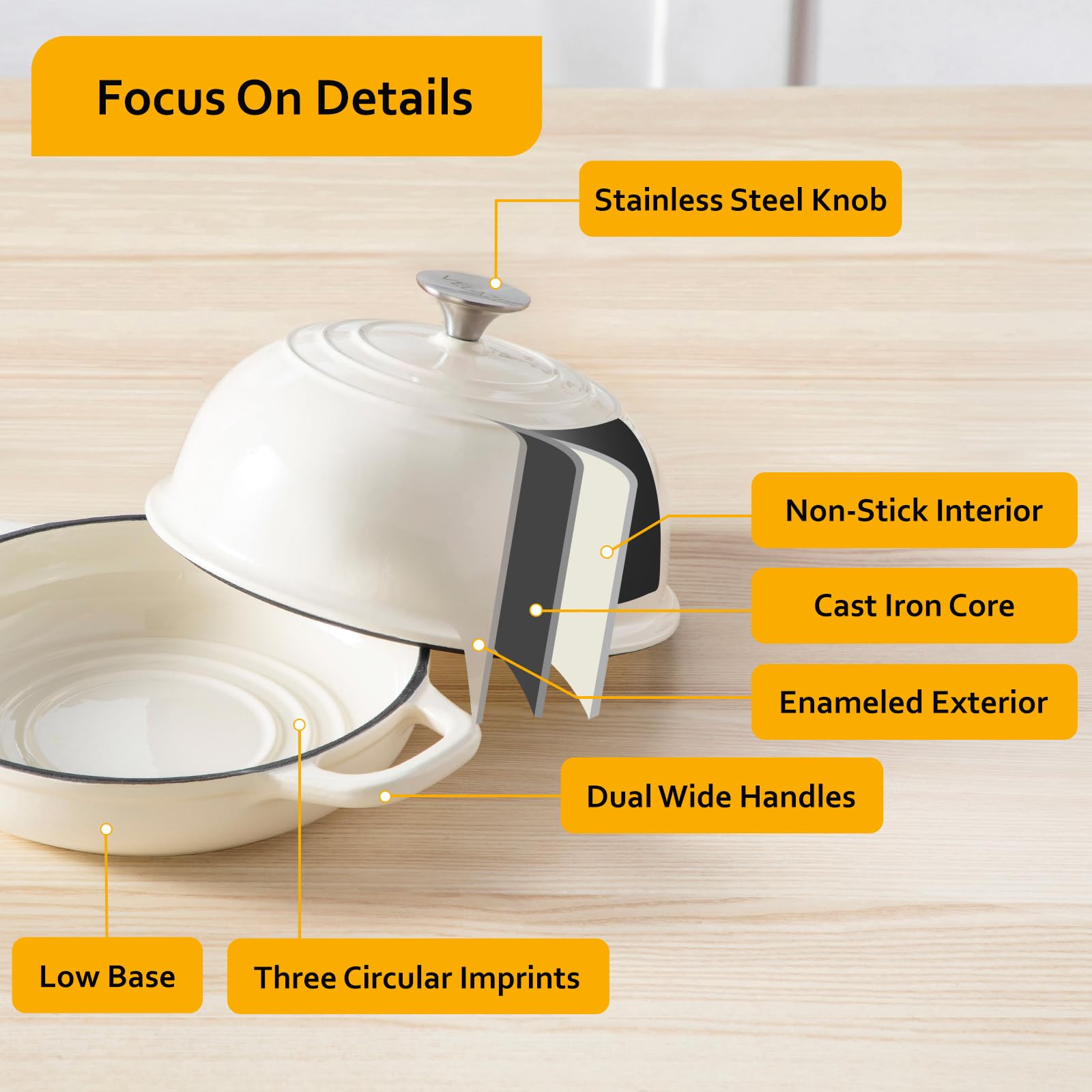Velaze para mesa: olla compatible para uso versátil en cocina.