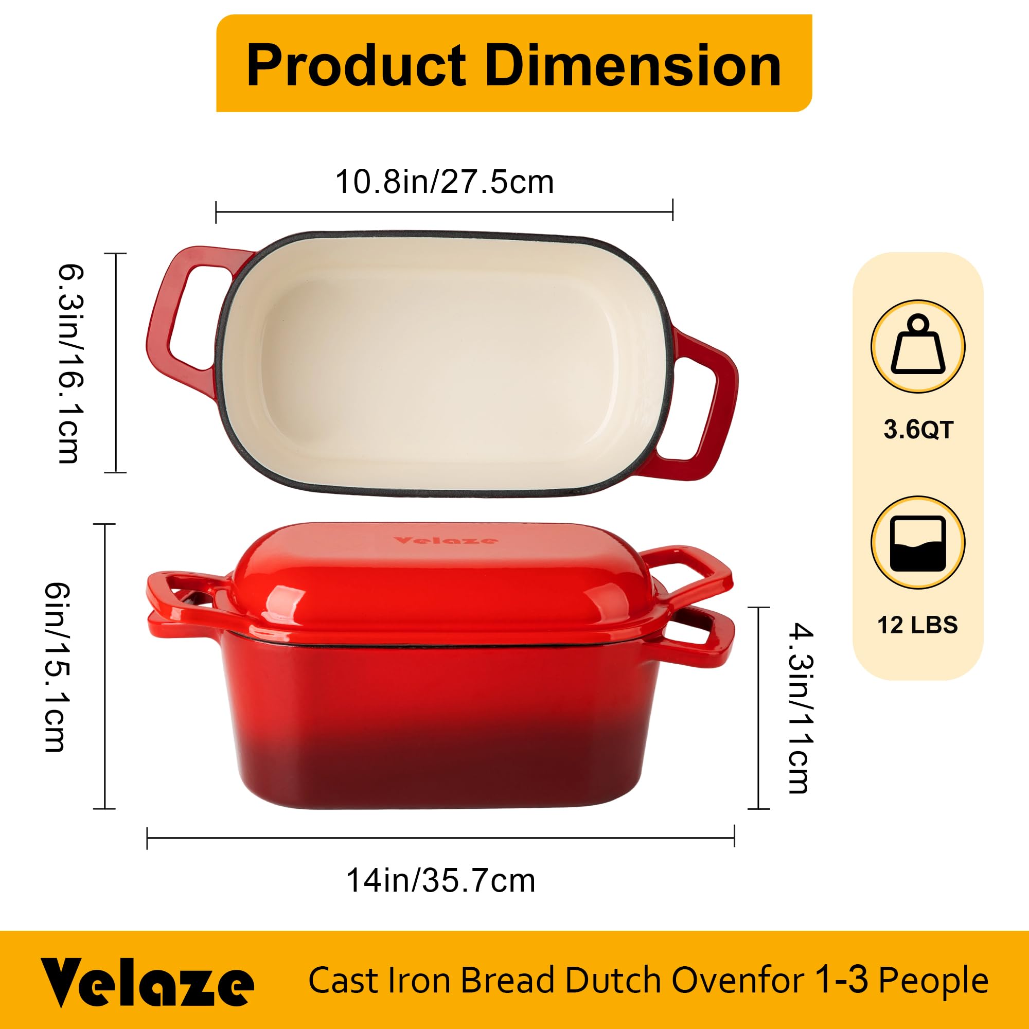 Mango descentrado ergonómico de Velaze para manejo seguro