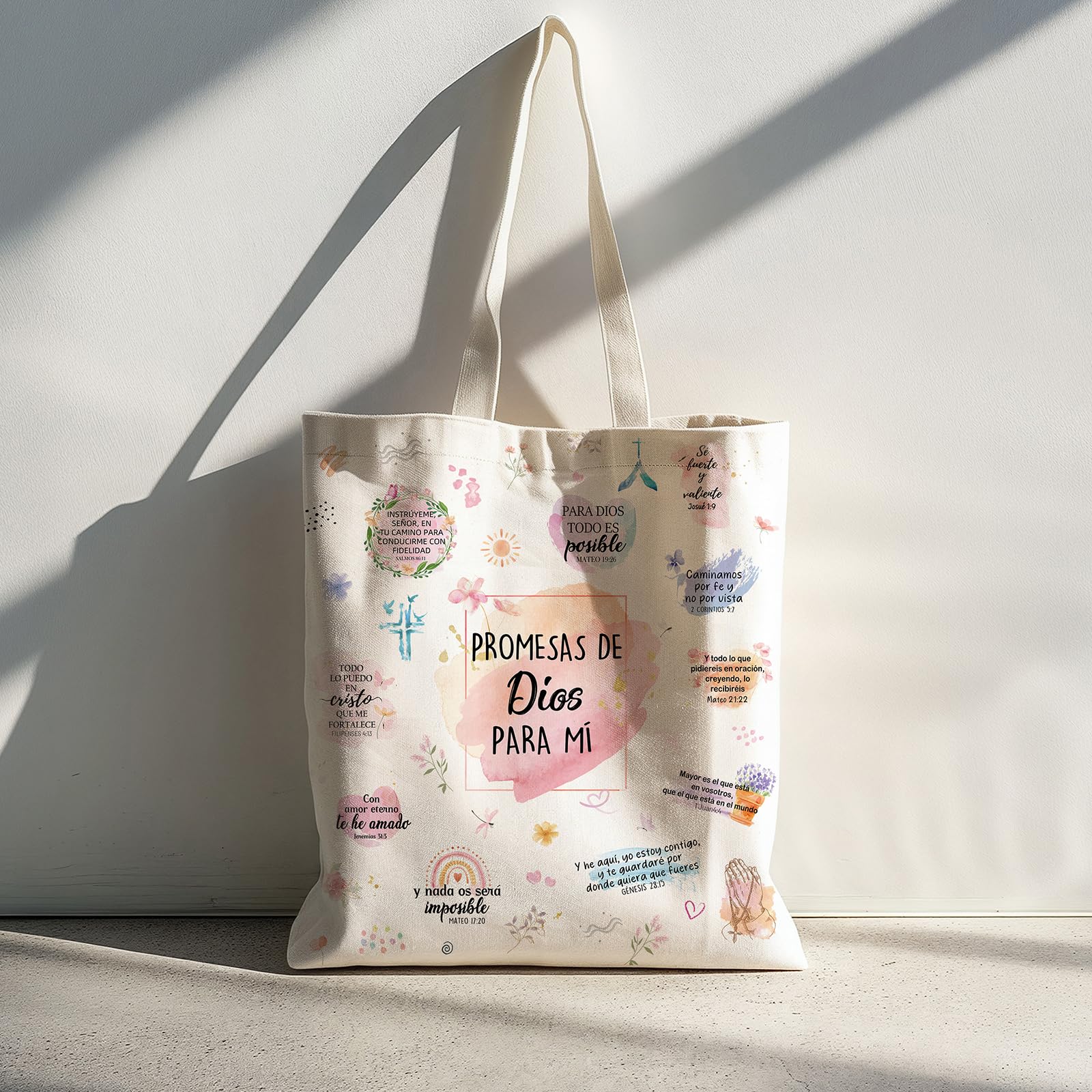 Velokomo tote Biblia con limones, color vibrante para un toque inspirador.