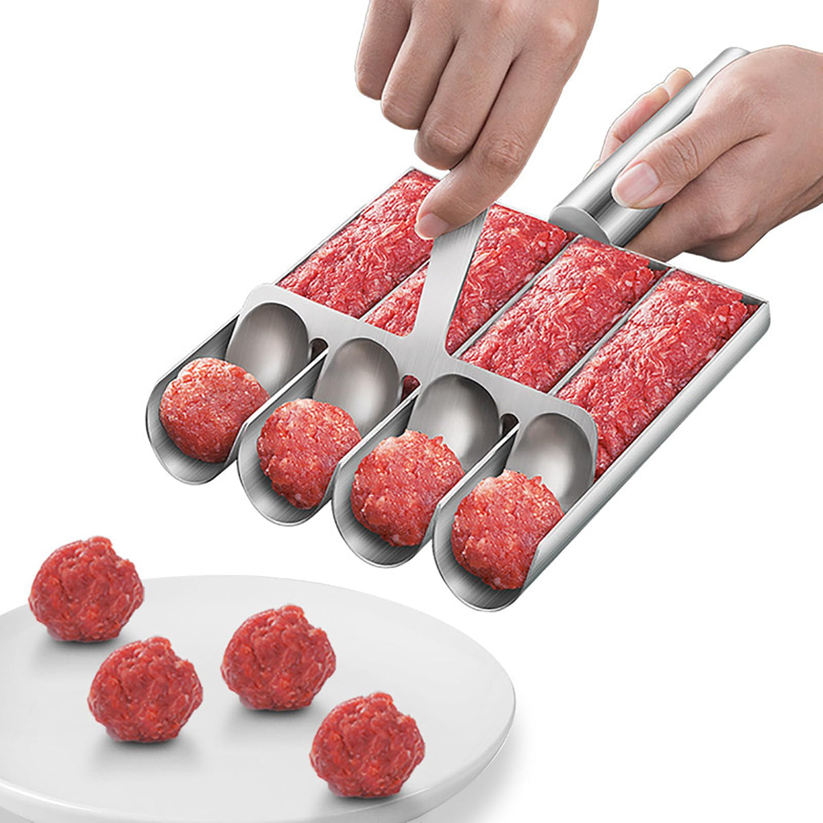 VEMJO albóndigas 8 bolas rápidas para aperitivos fáciles