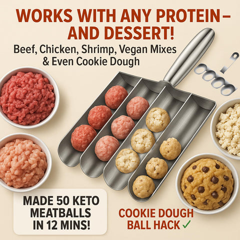 VEMJO albóndigas multi-proteína, aptas para carnes o vegetales