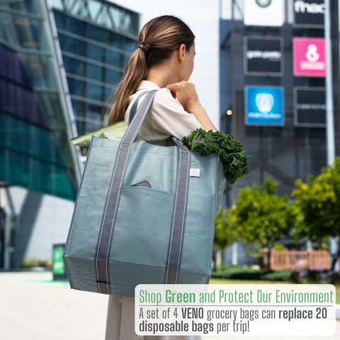 VENO capacidad de 8.7 galones para más compras por viaje.