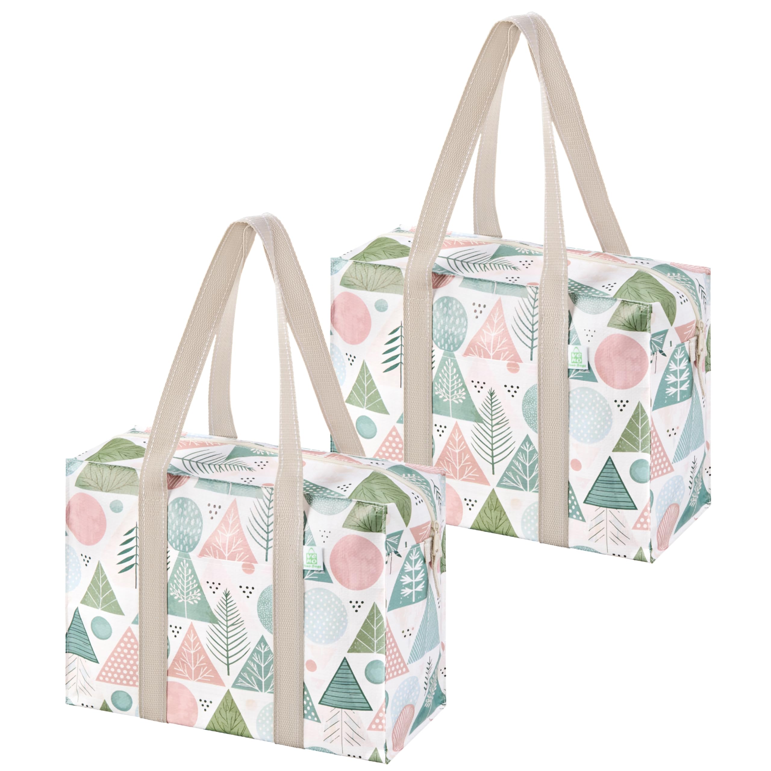 Bolsa VENO Navidad compacta con bolsillo frontal para guardar teléfono y cartera.