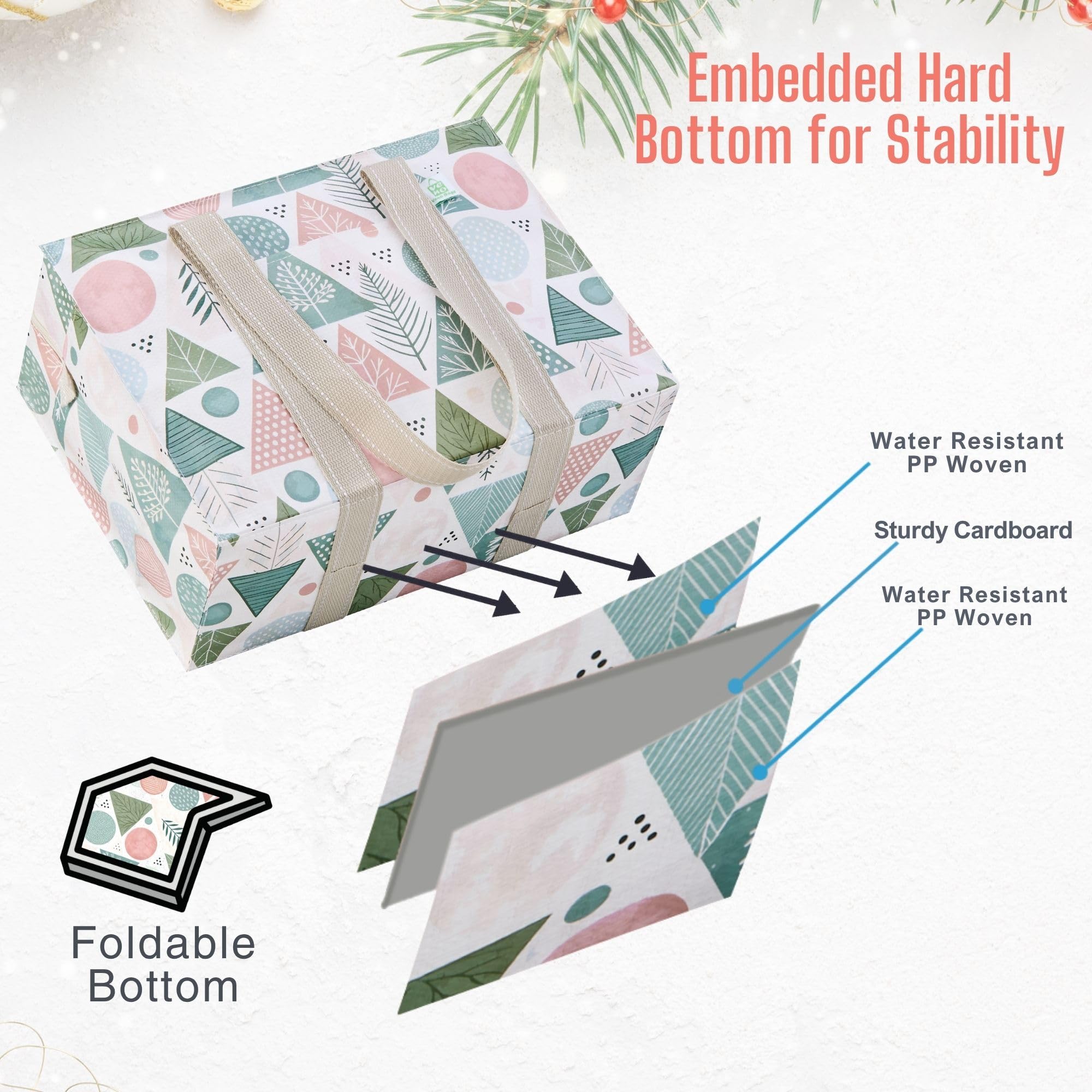 Bolsa VENO Navidad resistente al agua ideal para climas fríos.