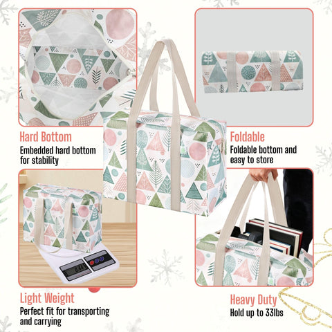 Bolsa VENO Navidad en tono pastel bosque para looks festivos.