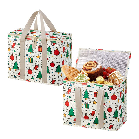 Bolsa VENO con aislamiento triple para mantener comidas frescas.