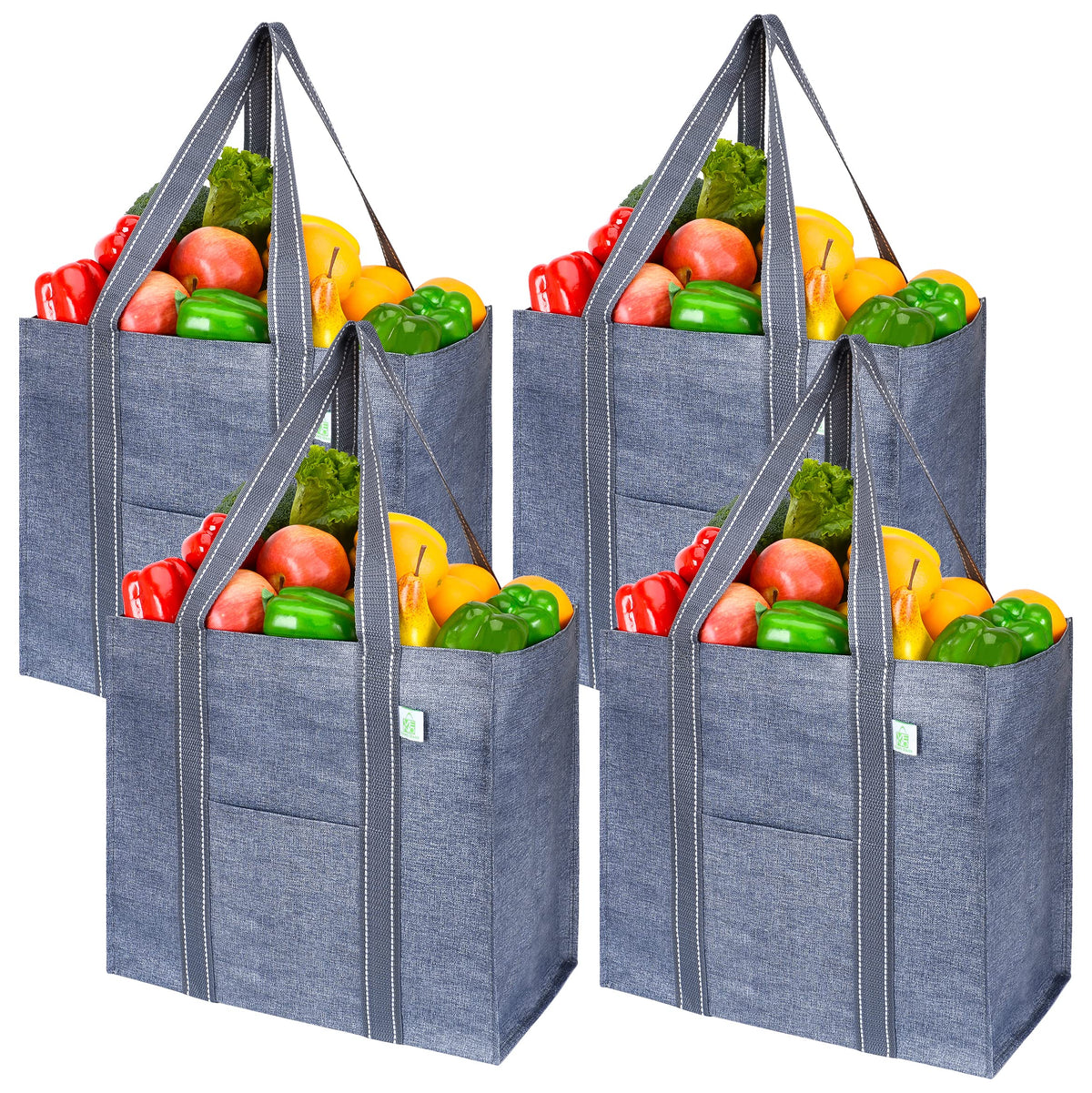 VENO bolsas de compra con gran capacidad para transportar más compras.