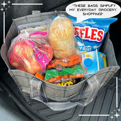 Bolsas plegables VENO Windowpane para almacenamiento