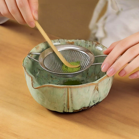 Chakoshi VENSEEN, porciona polvo de matcha con precisión