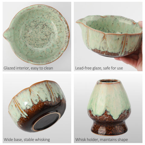 Cuchara medidora VENSEEN para porciones precisas de matcha