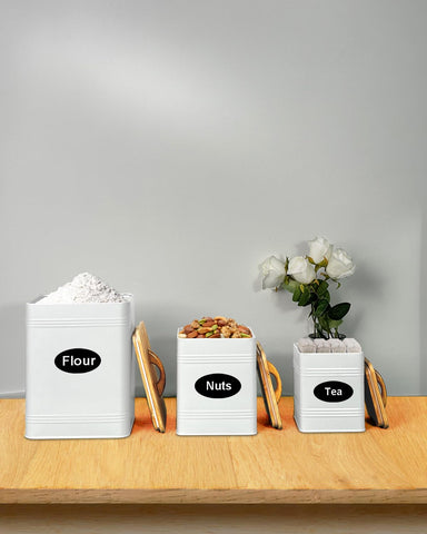 Conjunto ideal para harina, azúcar, café y snacks