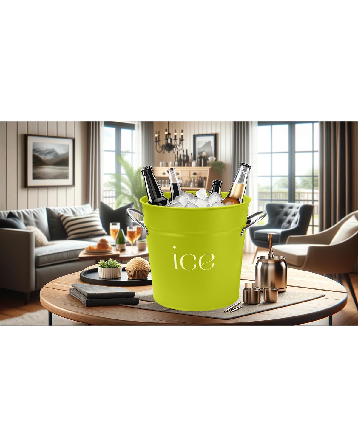 Regalo ideal Vensovo para bodas o Navidad con cubo de hielo.