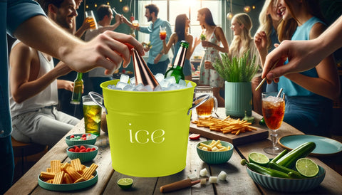 Uso del cubo Vensovo como almacenamiento de snacks en casa.
