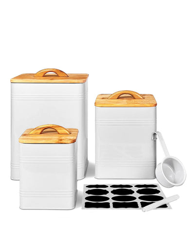 Jarras Vensovo para almacenamiento de cocina, conjunto 3, encimera organizada