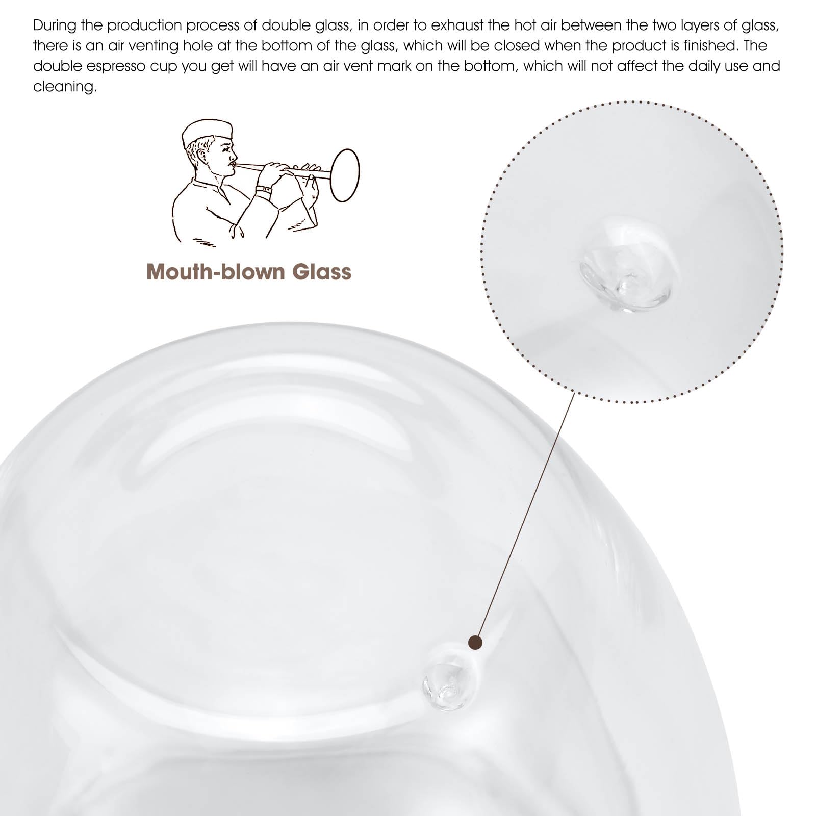 VENVENWEAVS taza de 5 oz, porciones ideales para café intenso o té.