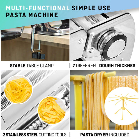 Corte a 2 mm con VeoHome para fideos finos como tagliatelle.