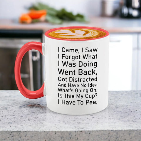 Taza Veracco con impresión en dos caras para ver la frase desde ambos lados