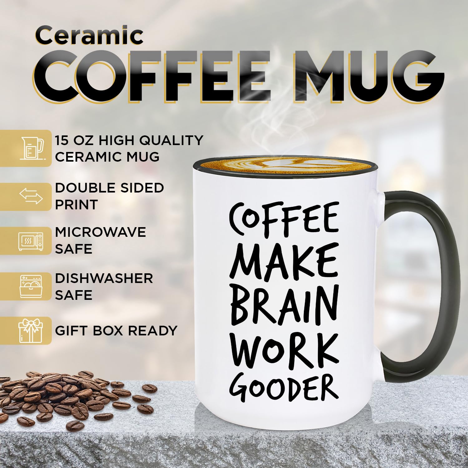 Veracco taza para ritual de café que impulsa la mañana.