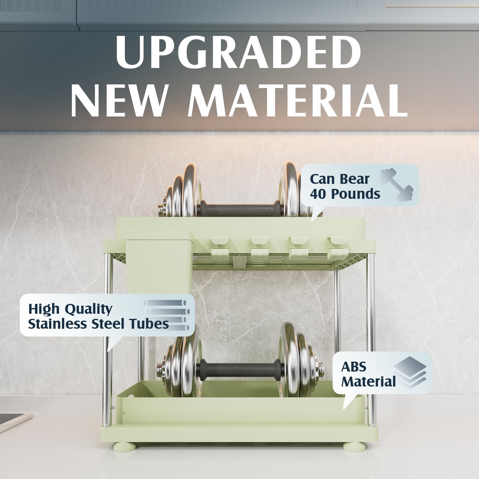 VERIFOST Organizador con altura ajustable para caber en diferentes muebles.