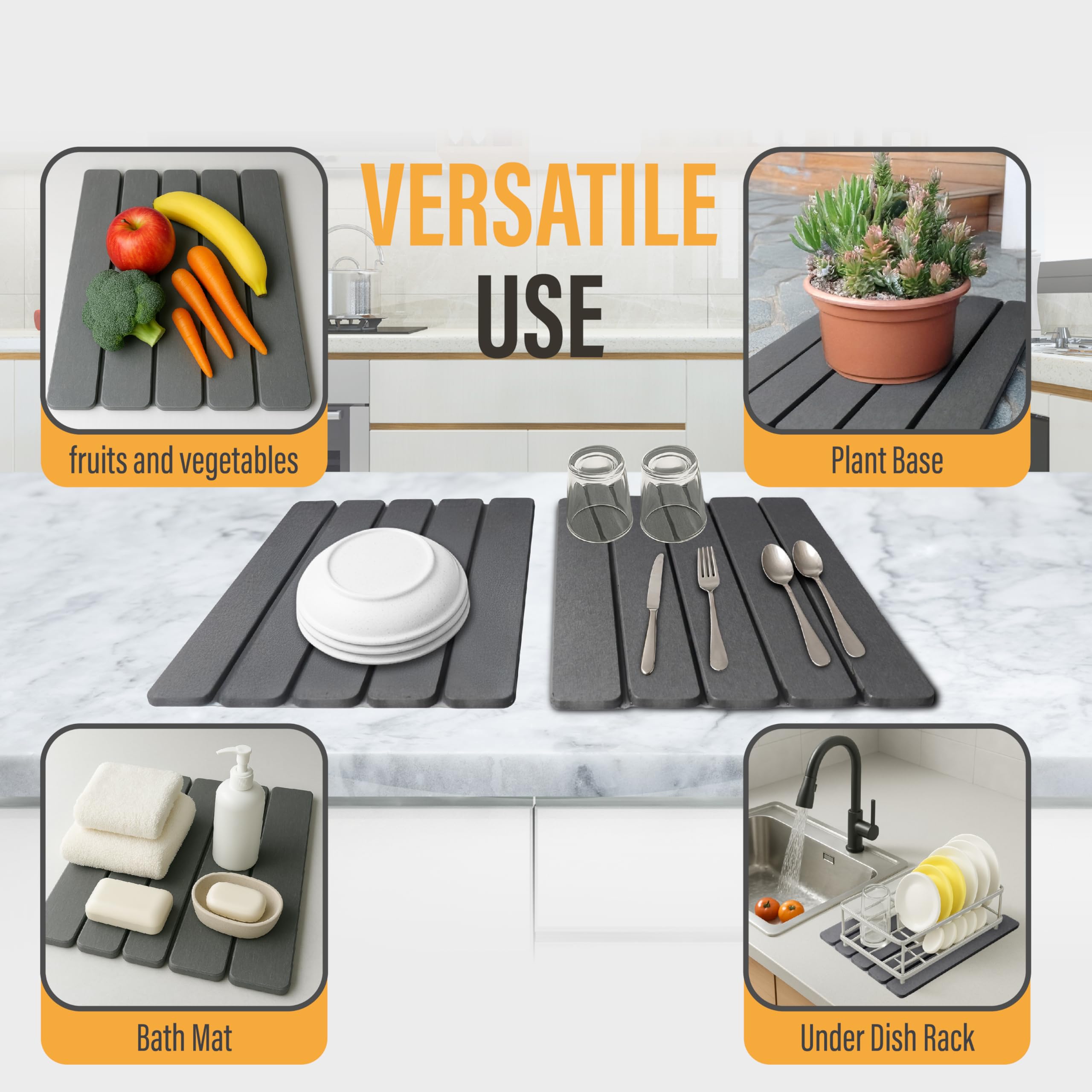 VeriGoods apta para cocina, baño o vehículo recreativo, ideal en espacios