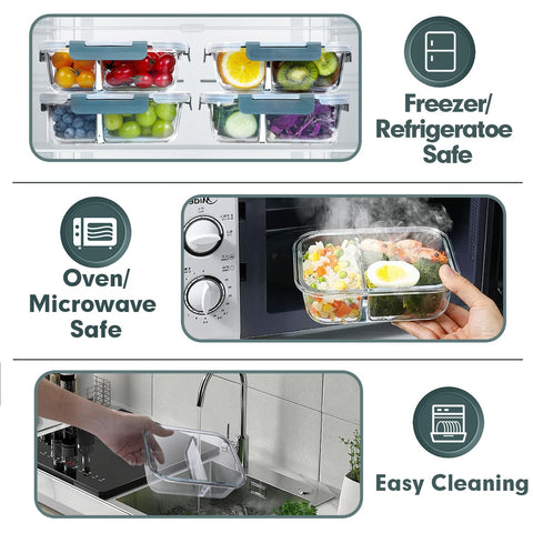 VERONES cristal borosilicato resistente, apto para horno y microondas para calentar.