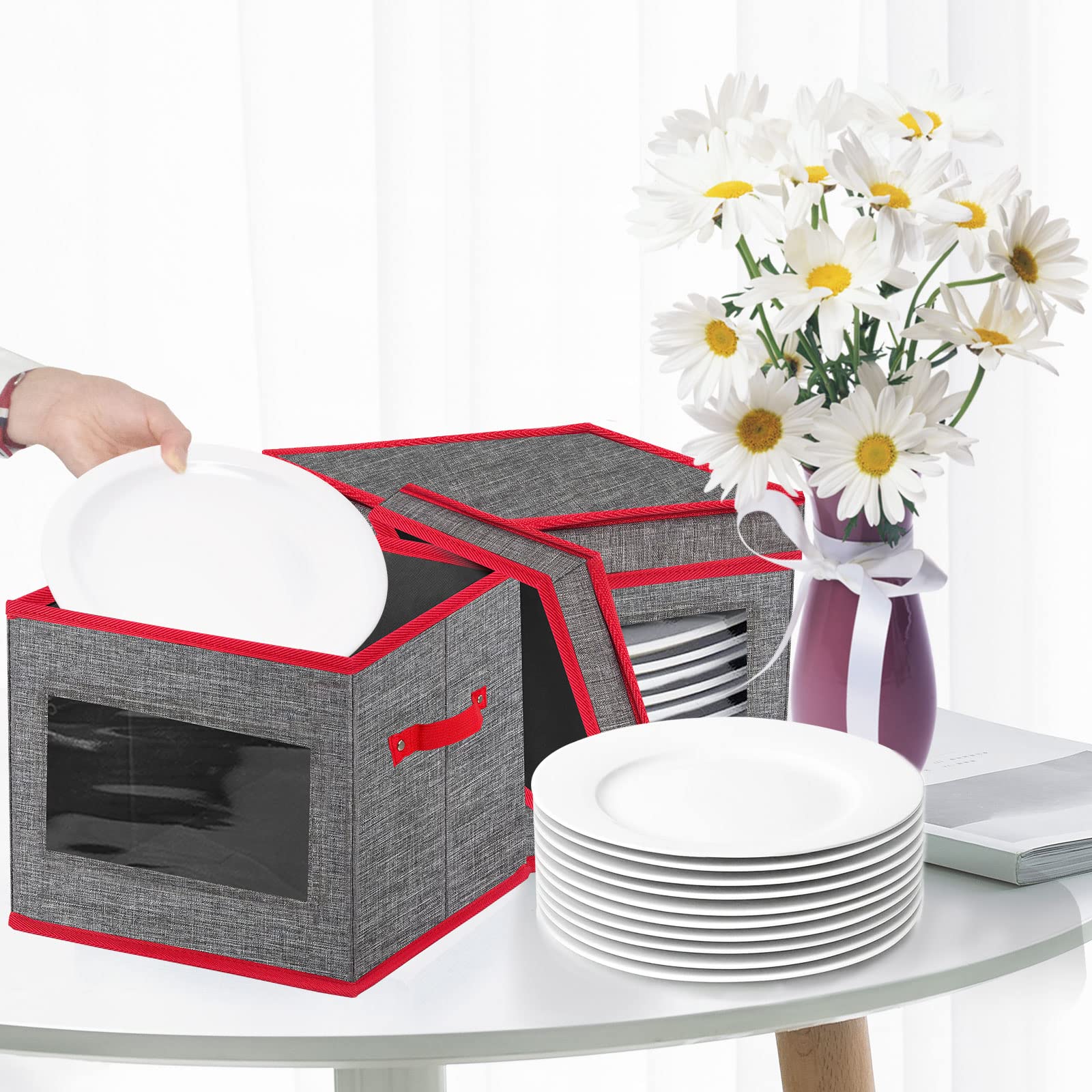 VERONLY diseño festivo, perfecto para regalo y almacenamiento de vajilla.