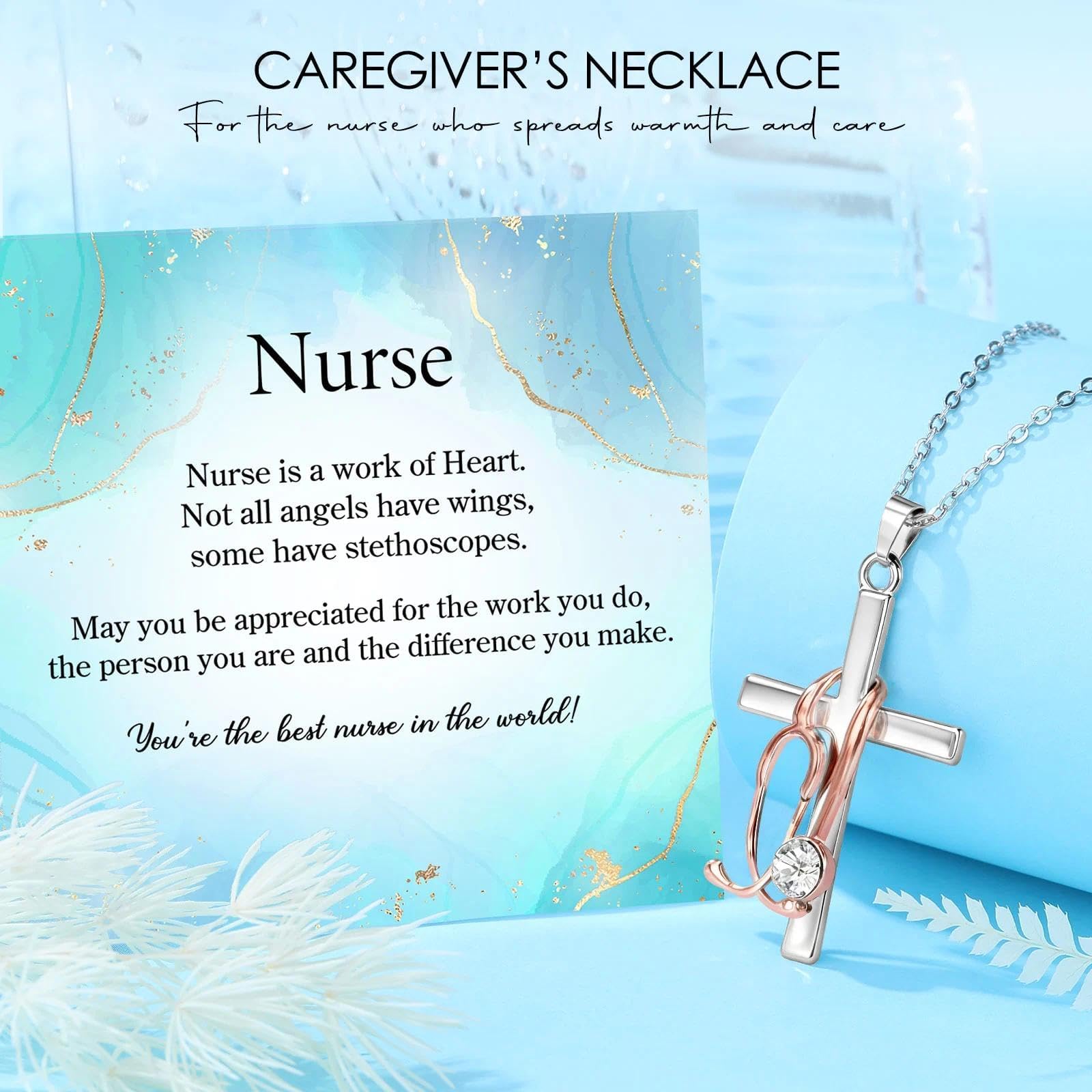 Verouis Nurse: collar con estetoscopio simbolizando dedicación y protección.