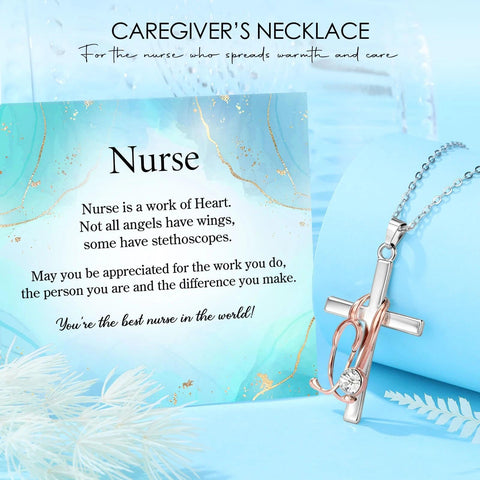 Verouis Nurse: collar con estetoscopio simbolizando dedicación y protección.