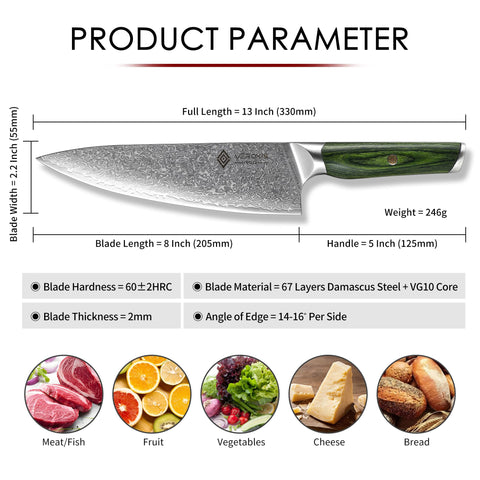 VEROXIS caja regalo elegante, ideal para sorprender a un chef.