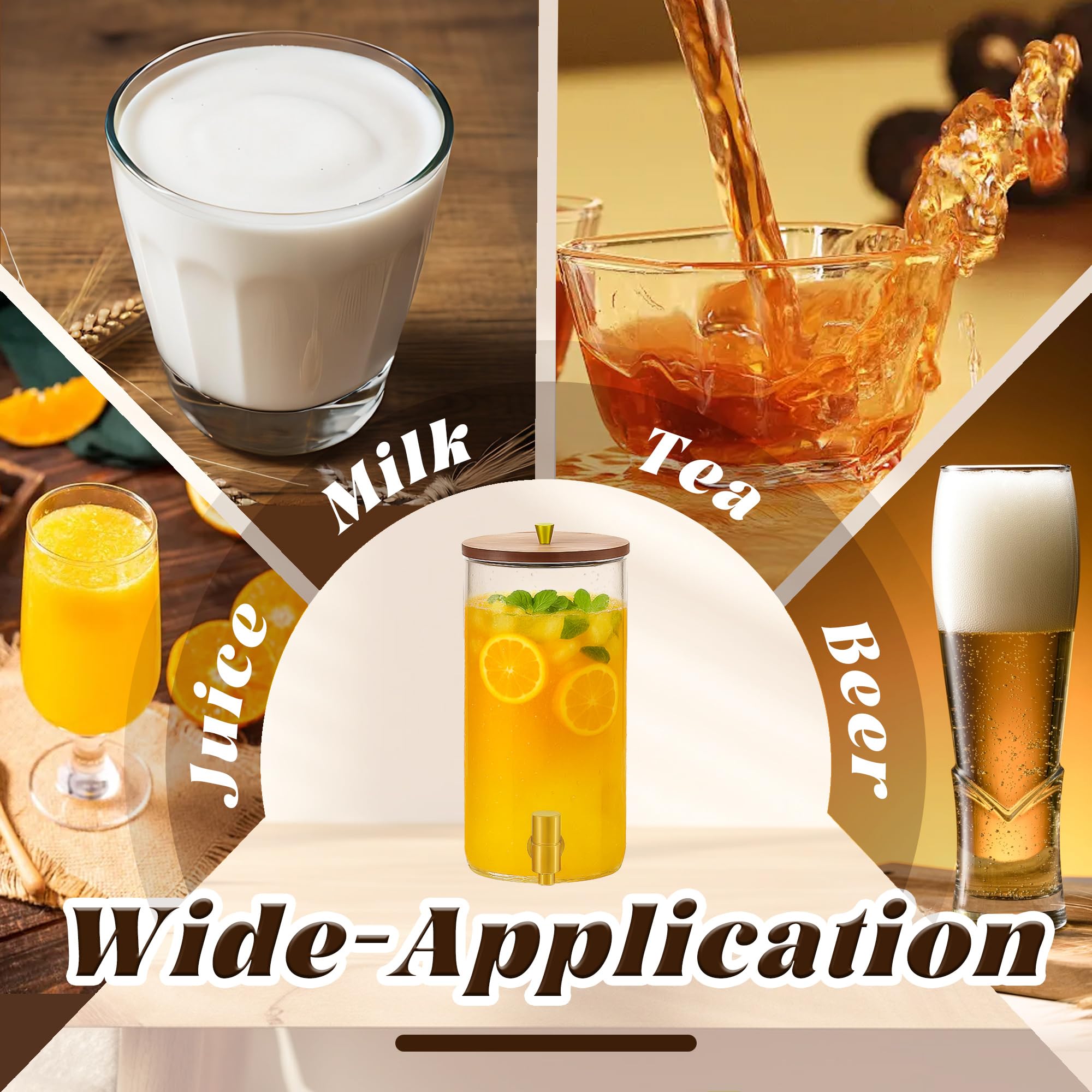 Verssure dispensador para limonada y té frío ideal para fiestas