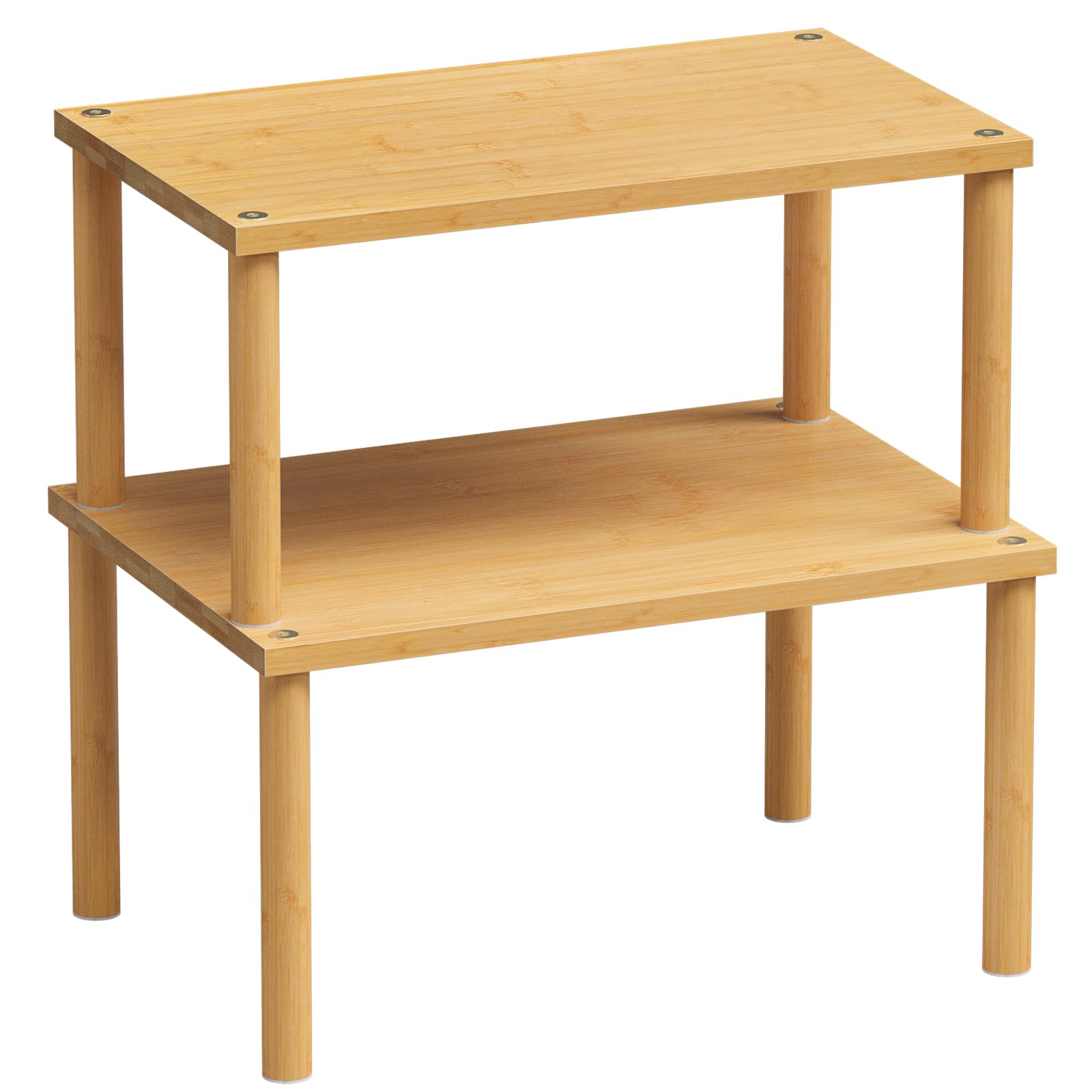 VERTORGAN estante-organizador-bambu-compacto ideal para ordenar especias en la encimera.