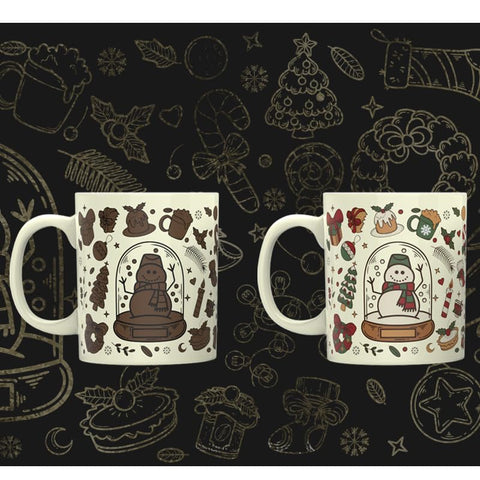 Taza VerumJade con mensajes festivos, efecto color cambia al estar caliente.