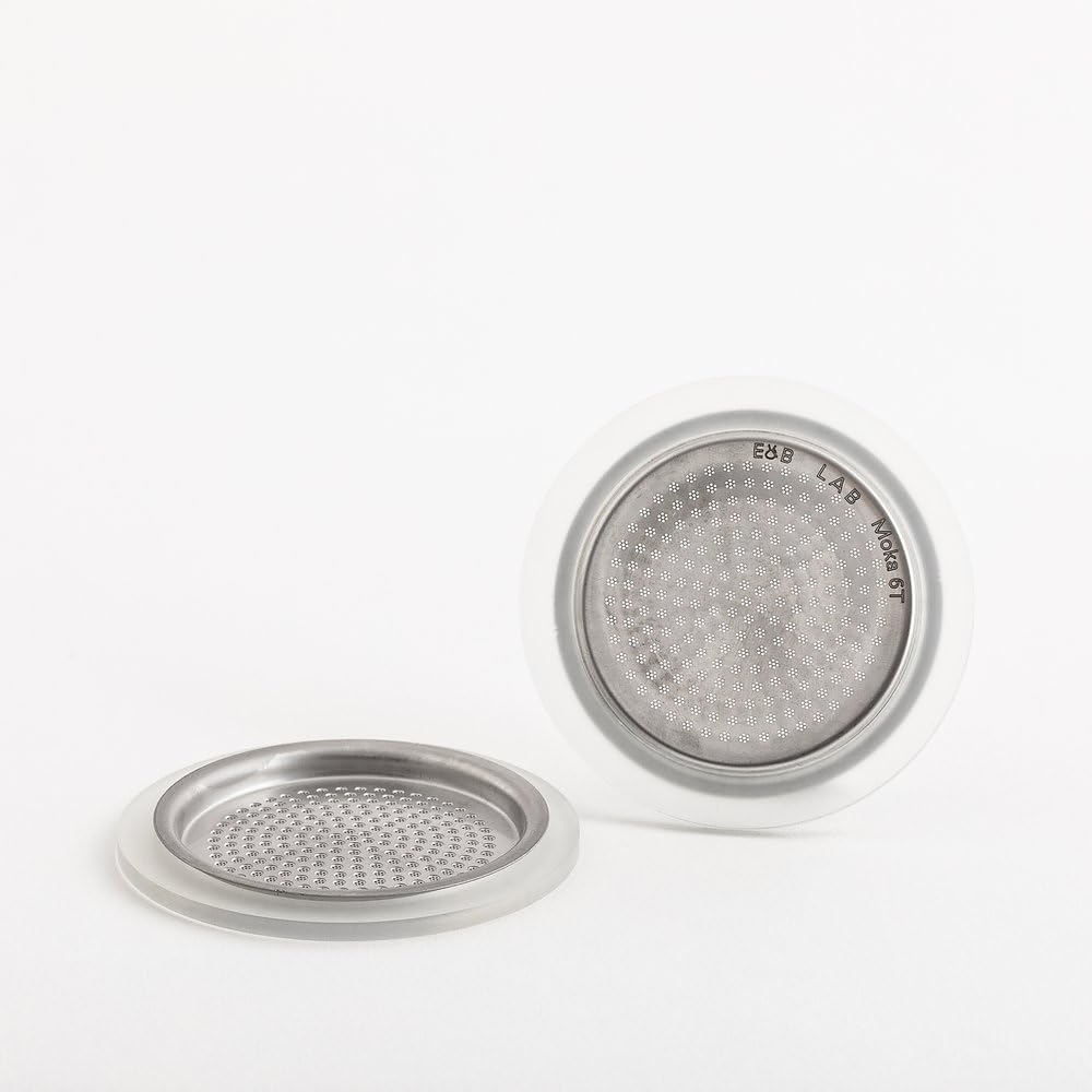 verybarista E&B Lab filtro moka 6 tazas para extracción precisa