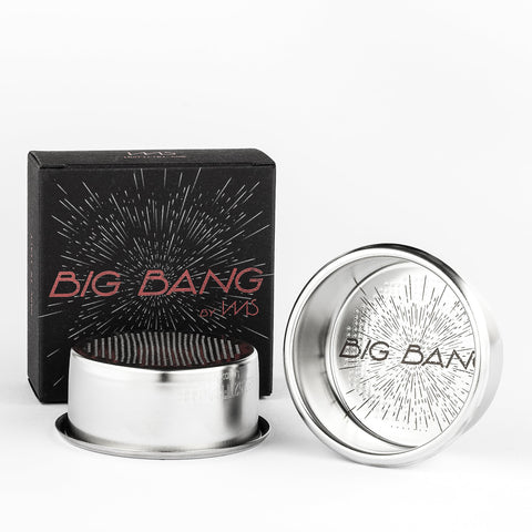 verybarista IMS Big Bang cesto 58mm con centro de agujeros para flujo más uniforme.